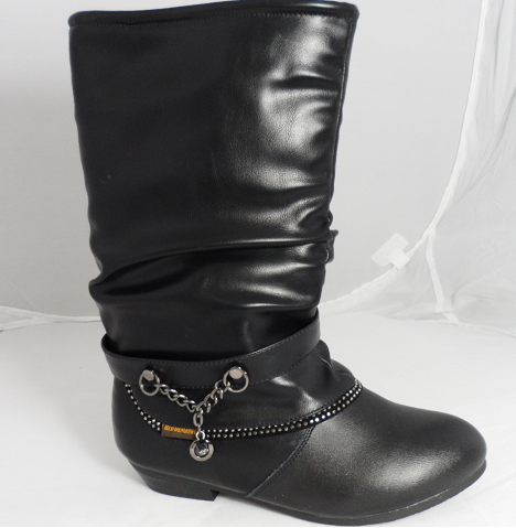 black leather boots 4